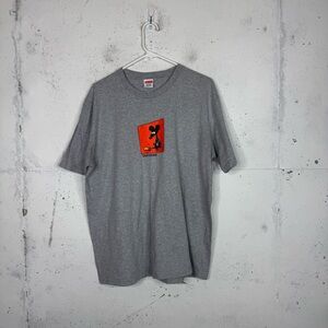 Supreme Mouse Gray Graphic Tee Large
